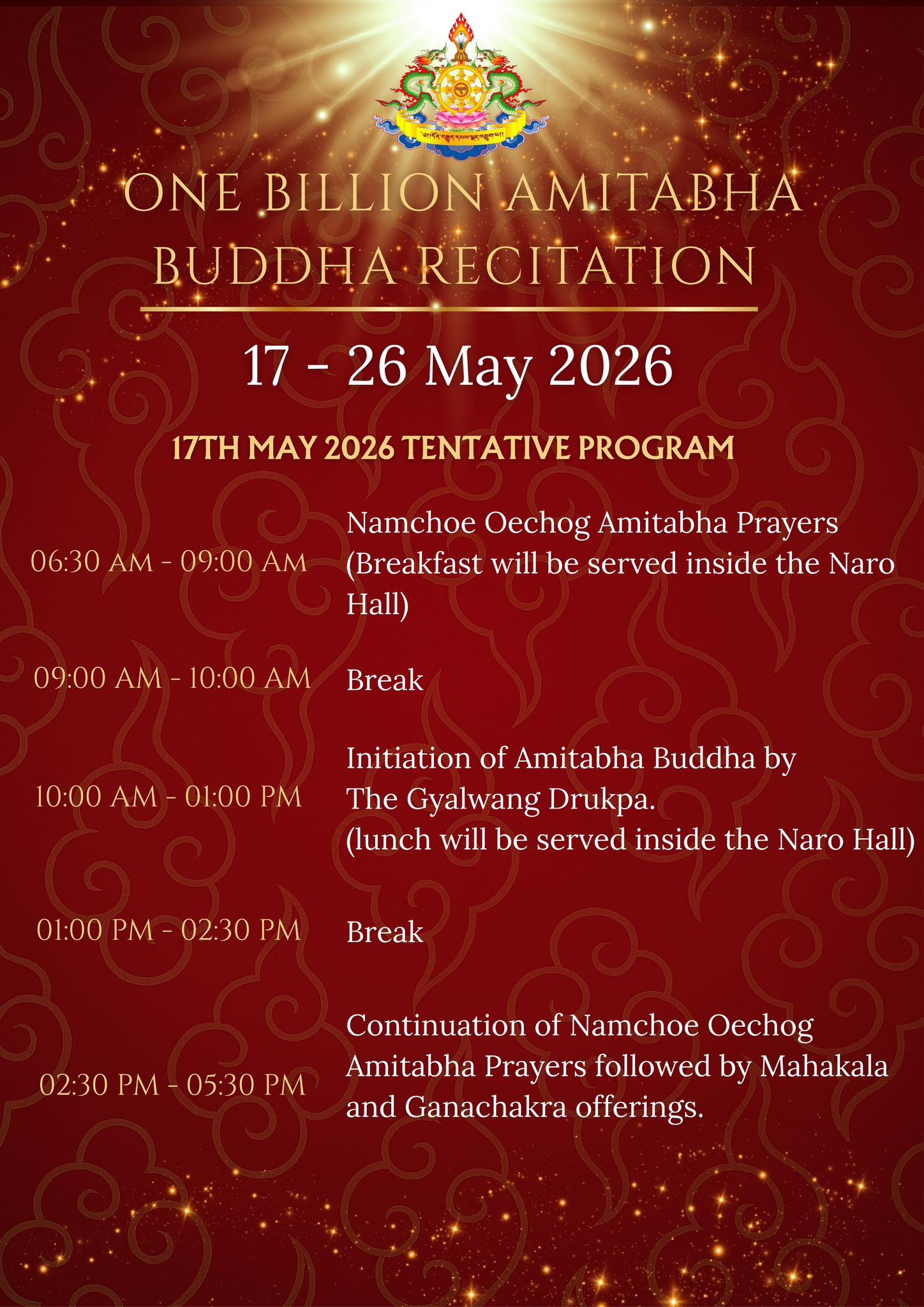 One Billion Amitabha Buddah Recitation